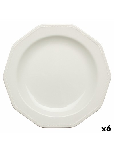 Assiette plate Churchill Artic White Céramique Blanc Vaisselle Ø 27 cm (6 Unités)
