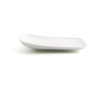 Flat plate Ariane Vital Squared Ceramic White (30 x 22 cm) (6 Units)