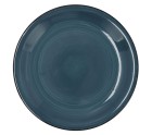Plato Llano Quid Vita Cerámica Azul (Ø 27 cm) (12 Unidades)