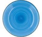 Deep Plate Quid Vita Blue Ceramic (ø 21,5 cm) (12 Units)