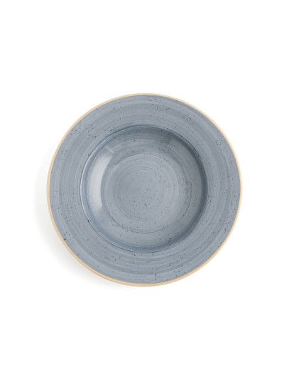 Assiette creuse Ariane Terra Céramique Bleu (Ø 26 cm) (6 Unités)