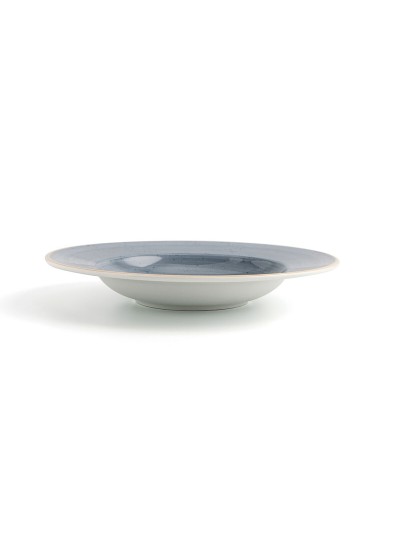 Deep Plate Ariane Terra Ceramic Blue (Ø 26 cm) (6 Units)