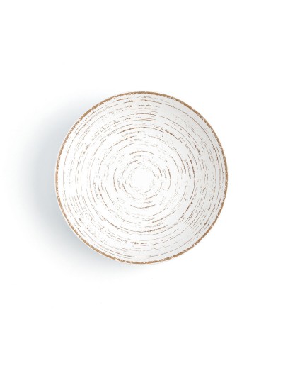 Deep Plate Ariane Tornado Ceramic Bicoloured (Ø 21 cm) (6 Units)