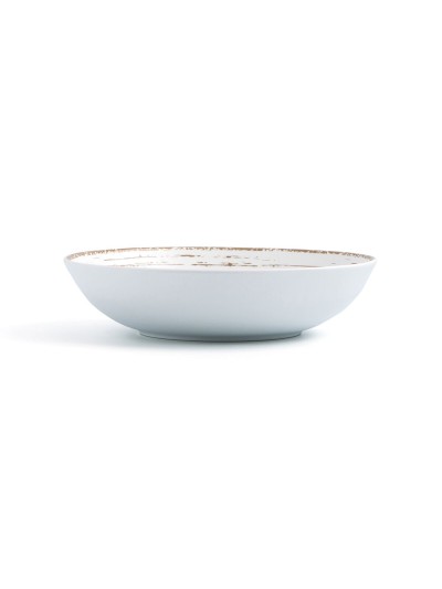 Deep Plate Ariane Tornado Ceramic Bicoloured (Ø 21 cm) (6 Units)