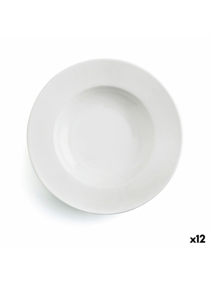 Assiette creuse Ariane Orba Céramique Blanc 23 cm (12 Unités)
