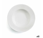 Plato Hondo Ariane Orba Cerámica Blanco 23 cm (12 Unidades)