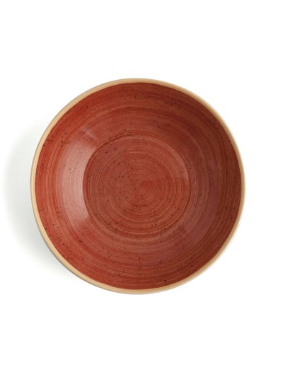 Assiette creuse Ariane Terra Céramique Rouge (Ø 21 cm) (6 Unités)