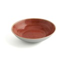 Plato Hondo Ariane Terra Cerámica Rojo (Ø 21 cm) (6 Unidades)