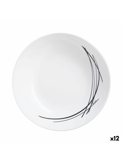 Assiette creuse Arcopal Domitille Bicolore verre (20 cm) (12 Unités)