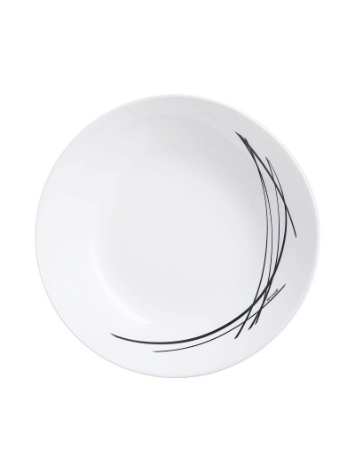 Plato Hondo Arcopal Domitille Bicolor Vidrio (20 cm) (12 Unidades)