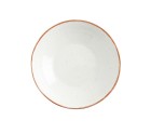Plato Hondo Ariane Terra Cerámica Beige (Ø 21 cm) (6 Unidades)