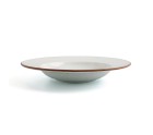 Plato Hondo Ariane Terra Cerámica Beige (Ø 26 cm) (6 Unidades)