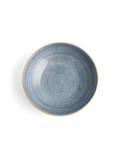 Deep Plate Ariane Terra Ceramic Blue (Ø 21 cm) (6 Units)