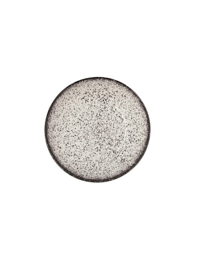 Deep Plate Ariane Rock Ceramic Black (Ø 21 cm) (6 Units)