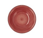 Plato Hondo Quid Vita Cerámica Rojo (ø 21,5 cm) (12 Unidades)