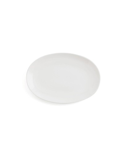 Fuente de Cocina Ariane Vital Coupe Ovalado Blanco Cerámica Ø 21 cm (12 Unidades)