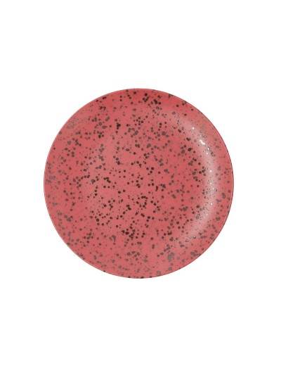 Plato Llano Ariane Oxide Cerámica Rojo (Ø 27 cm) (6 Unidades)