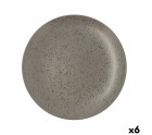 Flat plate Ariane Oxide Ceramic Grey (Ø 31 cm) (6 Units)