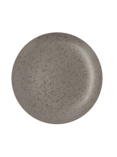 Plato Llano Ariane Oxide Cerámica Gris (Ø 31 cm) (6 Unidades)