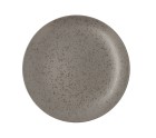 Plato Llano Ariane Oxide Cerámica Gris (Ø 31 cm) (6 Unidades)