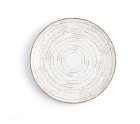 Assiette plate Ariane Tornado White Bicolore Céramique Ø 21 cm (12 Unités)