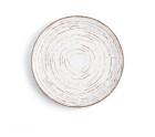 Assiette plate Ariane Tornado Céramique Bicolore (24 cm) (6 Unités)
