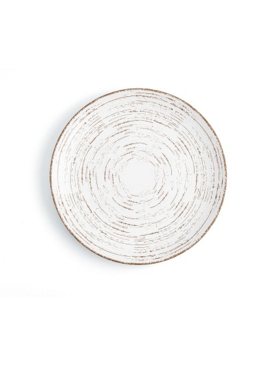 Flat plate Ariane Tornado Ceramic Bicoloured (Ø 27 cm) (6 Units)