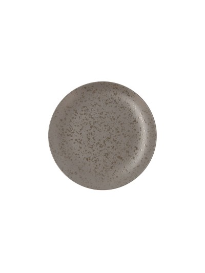 Flat plate Ariane Oxide Ceramic Grey (Ø 21 cm) (12 Units)