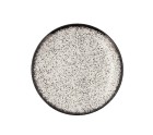 Flat plate Ariane Rock Ceramic Black (Ø 27 cm) (6 Units)