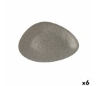Assiette plate Ariane Oxide Triangulaire Céramique Gris (Ø 29 cm) (6 Unités)