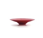 Plato Hondo Ariane Antracita Cerámica Rojo (Ø 28 cm) (6 Unidades)