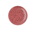 Plato Llano Ariane Oxide Cerámica Rojo (Ø 24 cm) (6 Unidades)