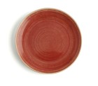 Assiette plate Ariane Terra Céramique Rouge Ø 18 cm (12 Unités)
