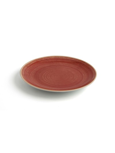 Assiette plate Ariane Terra Céramique Rouge Ø 18 cm (12 Unités)