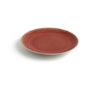 Assiette plate Ariane Terra Céramique Rouge Ø 18 cm (12 Unités)