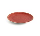 Flat plate Ariane Terra Ceramic Red (24 cm) (6 Units)