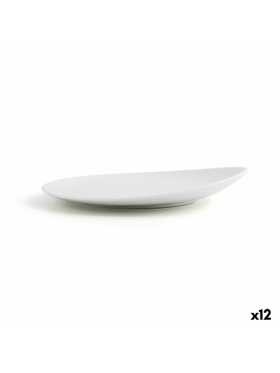 Plato Llano Ariane Vital Coupe Cerámica Blanco (Ø 21 cm) (12 Unidades)