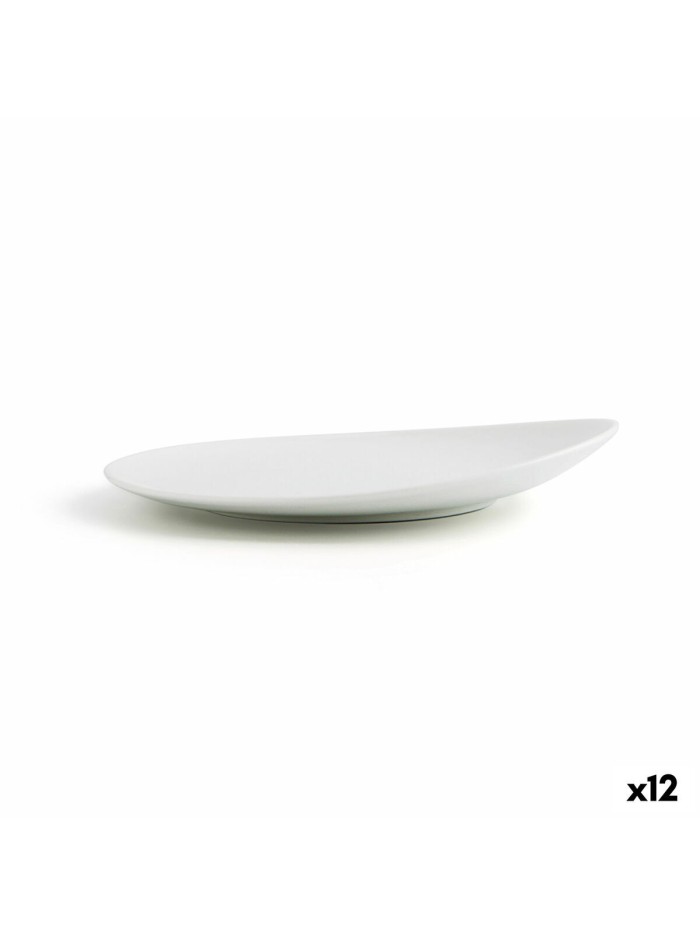 Flat plate Ariane Vital Coupe Ceramic White (Ø 21 cm) (12 Units)