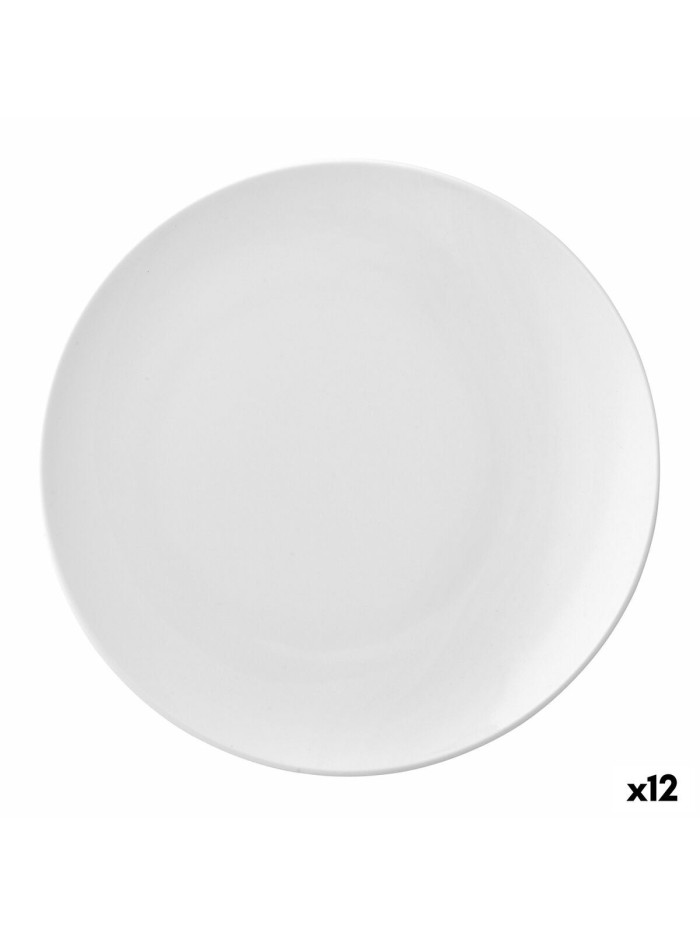 Assiette plate Ariane Vital Coupe Céramique Blanc (Ø 18 cm) (12 Unités)