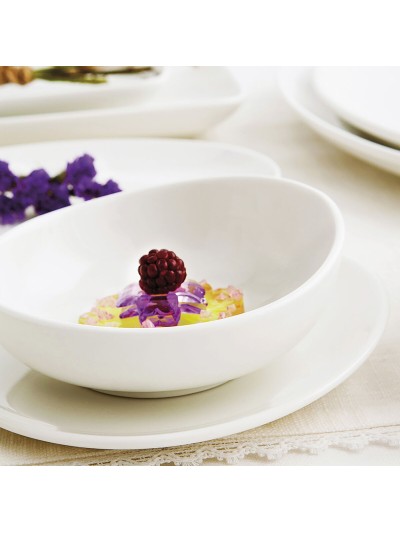 Assiette plate Ariane Vital Coupe Céramique Blanc (Ø 21 cm) (12 Unités)