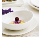 Plato Llano Ariane Vital Coupe Cerámica Blanco (Ø 21 cm) (12 Unidades)