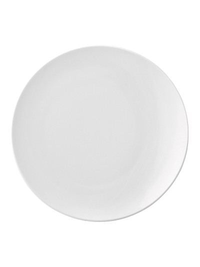 Plato Llano Ariane Vital Coupe Cerámica Blanco (Ø 21 cm) (12 Unidades)