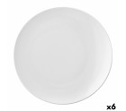 Flat plate Ariane Vital Coupe Ceramic White (Ø 27 cm) (6 Units)