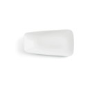Flat plate Ariane Vital Rectangular Ceramic White (24 x 13 cm) (12 Units)