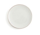 Flat plate Ariane Terra Ceramic Beige (Ø 27 cm) (6 Units)