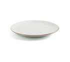 Flat plate Ariane Terra Ceramic Beige (Ø 29 cm) (6 Units)