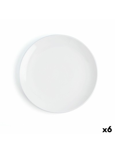 Plato Llano Ariane Vital Coupe Cerámica Blanco (Ø 31 cm) (6 Unidades)