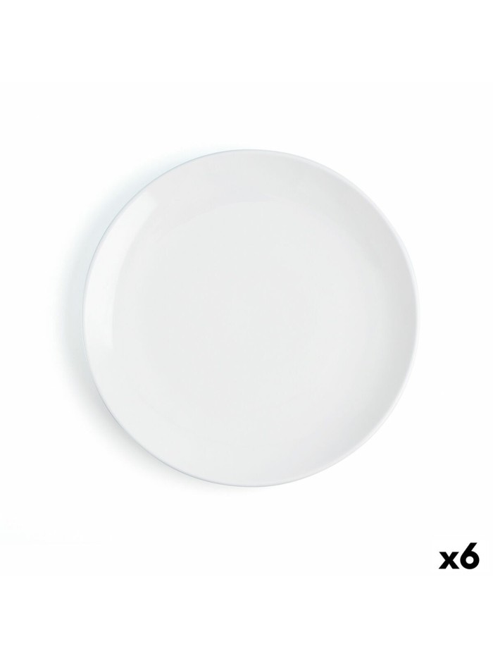 Flat plate Ariane Vital Coupe Ceramic White (Ø 31 cm) (6 Units)