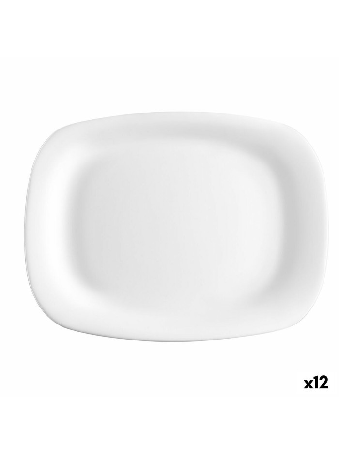 Serving Platter Bormioli Rocco Parma Rectangular 24 x 34 cm Glass 12 Units