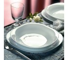 Underplate Bormioli Rocco Parma Glass (Ø 31 cm) (12 Units)